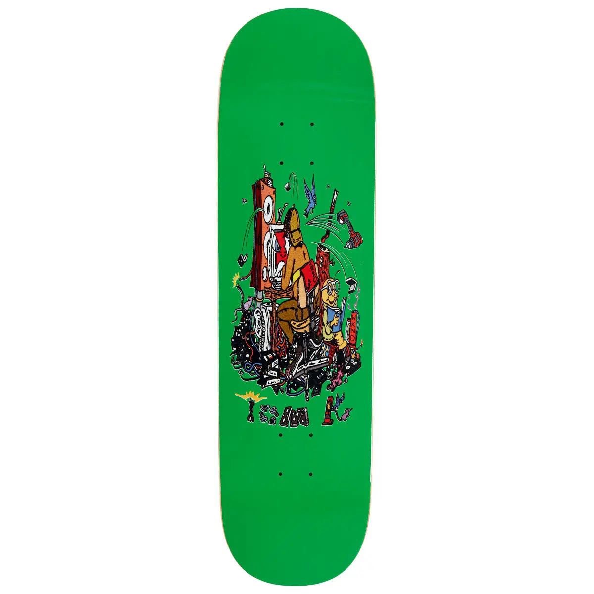 Wknd Tinker Tom Karangelov Sn Skateboard Deck - Green - 8.60" 1