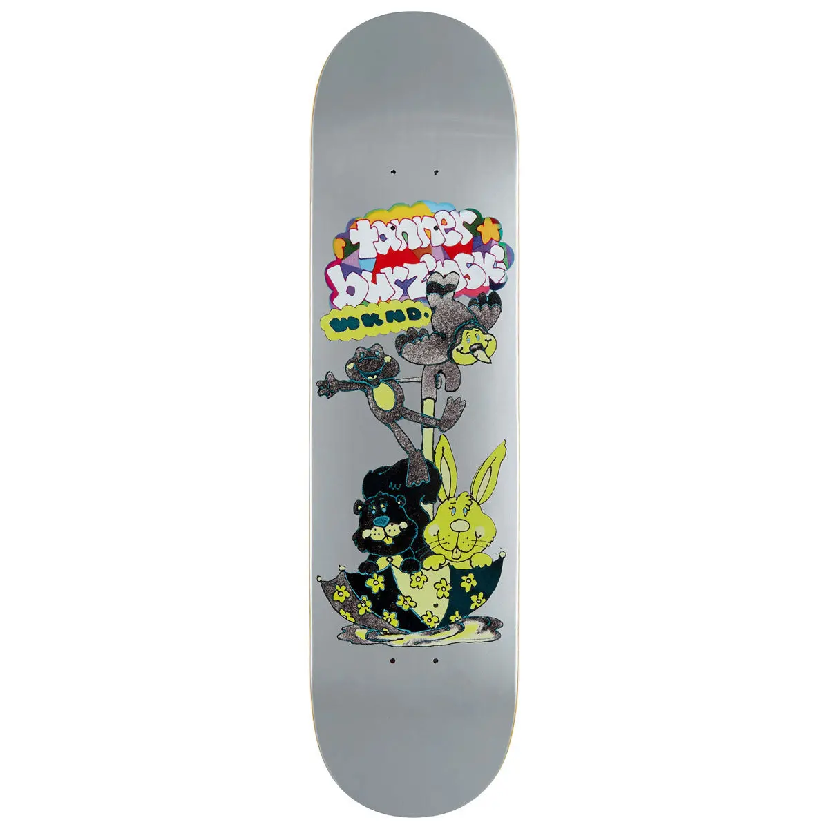 Wknd Fairweather Tanner Burzinski Mc Skateboard Deck - Silver - 8.50" 1