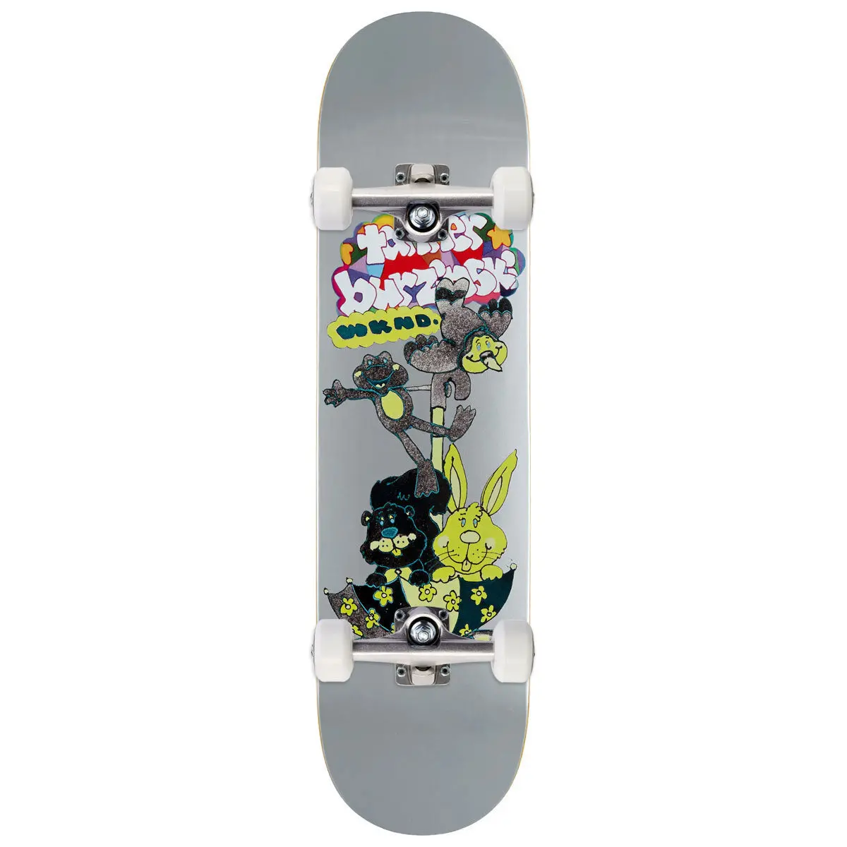 Wknd Fairweather Tanner Burzinski Mc Skateboard Complete - Silver - 8.50" 1