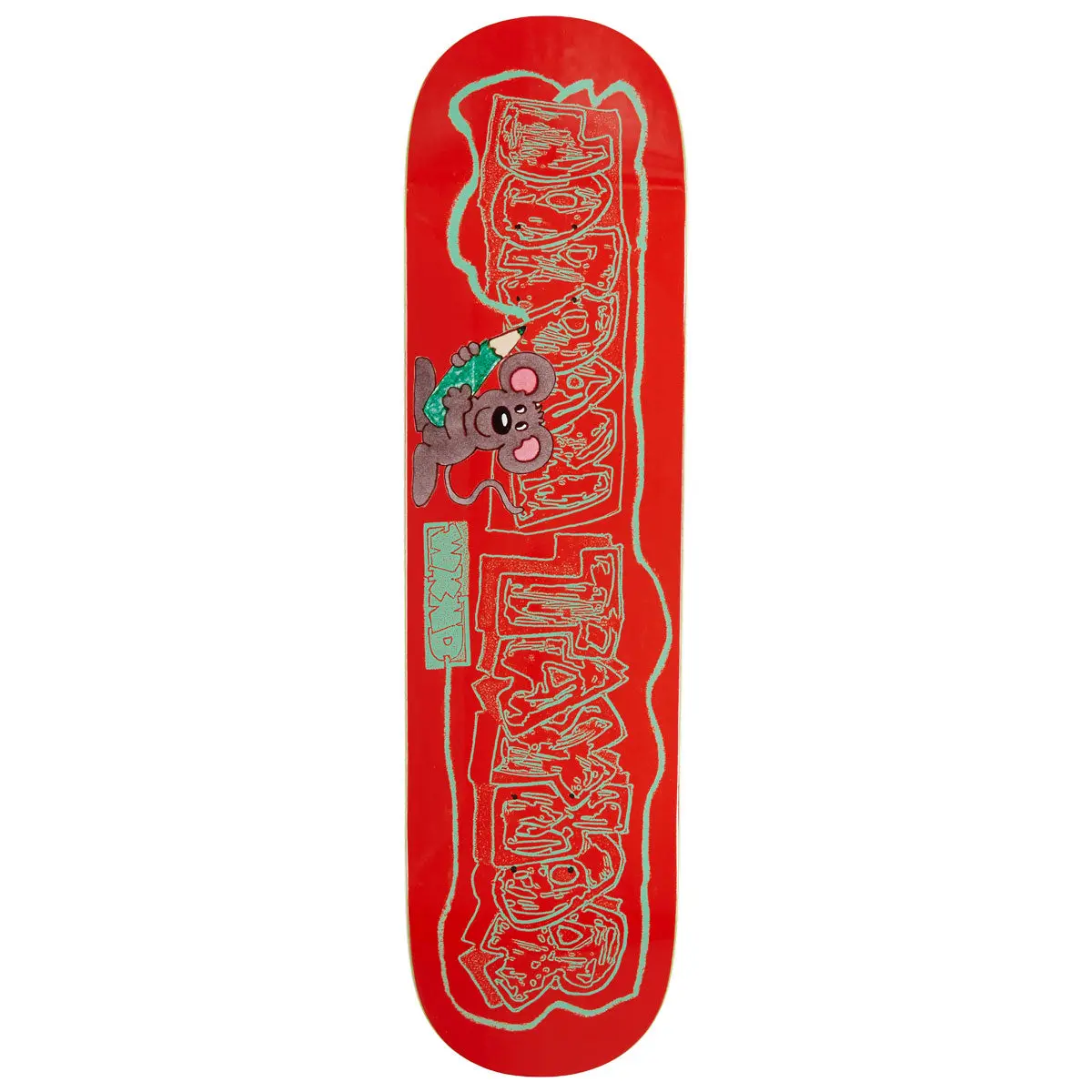 Wknd Jotted Jordan Taylor Sn Skateboard Deck - Red - 8.25" 1