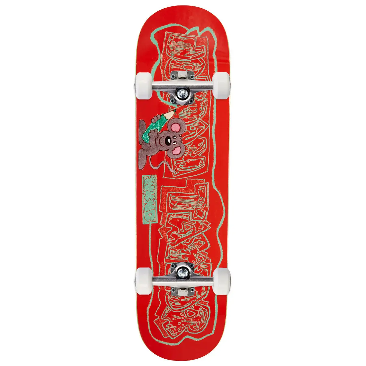Wknd Jotted Jordan Taylor Sn Skateboard Complete - Red - 8.25" 1