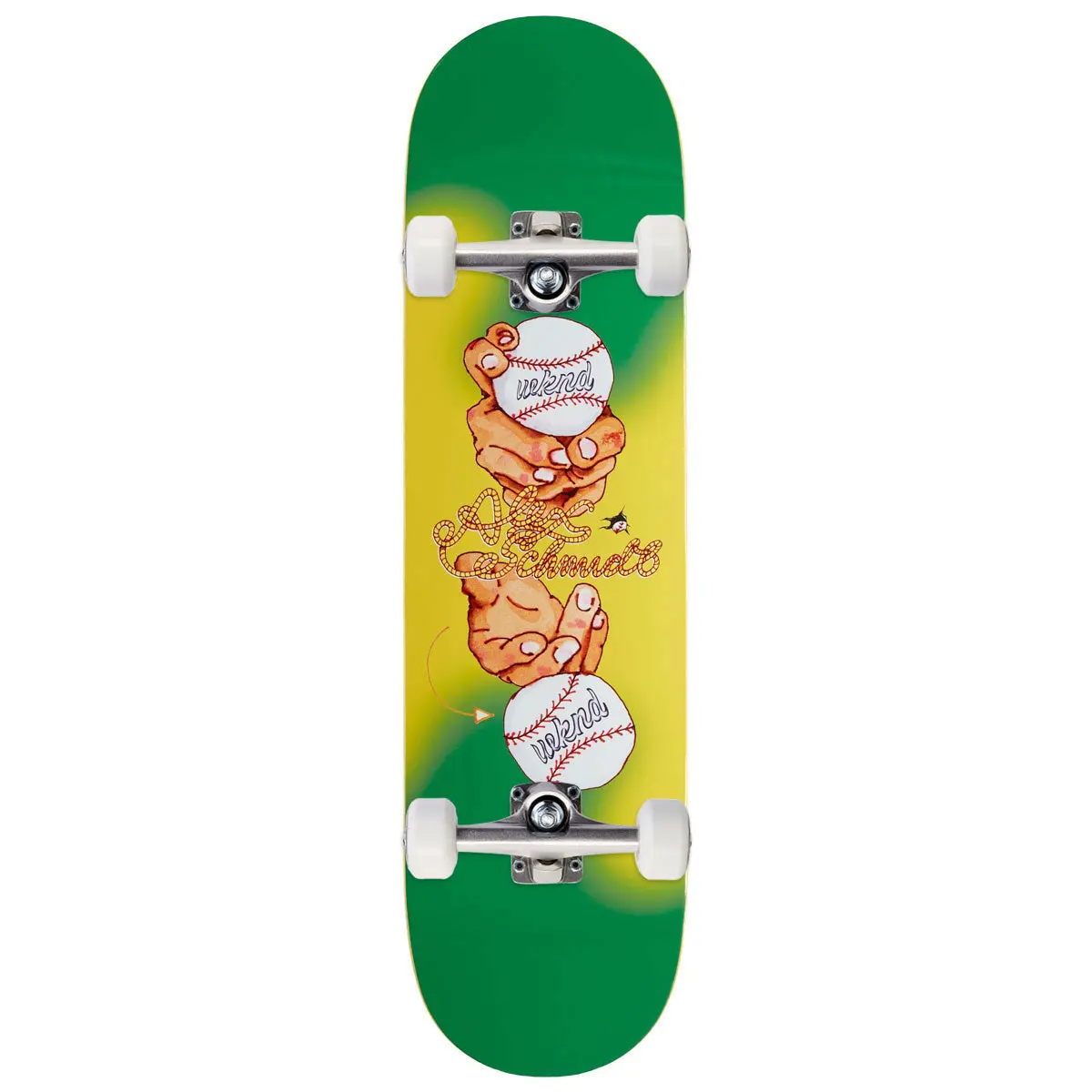 Wknd Slurve Alex Schmidt Ps Skateboard Complete - Green - 8.25" 1