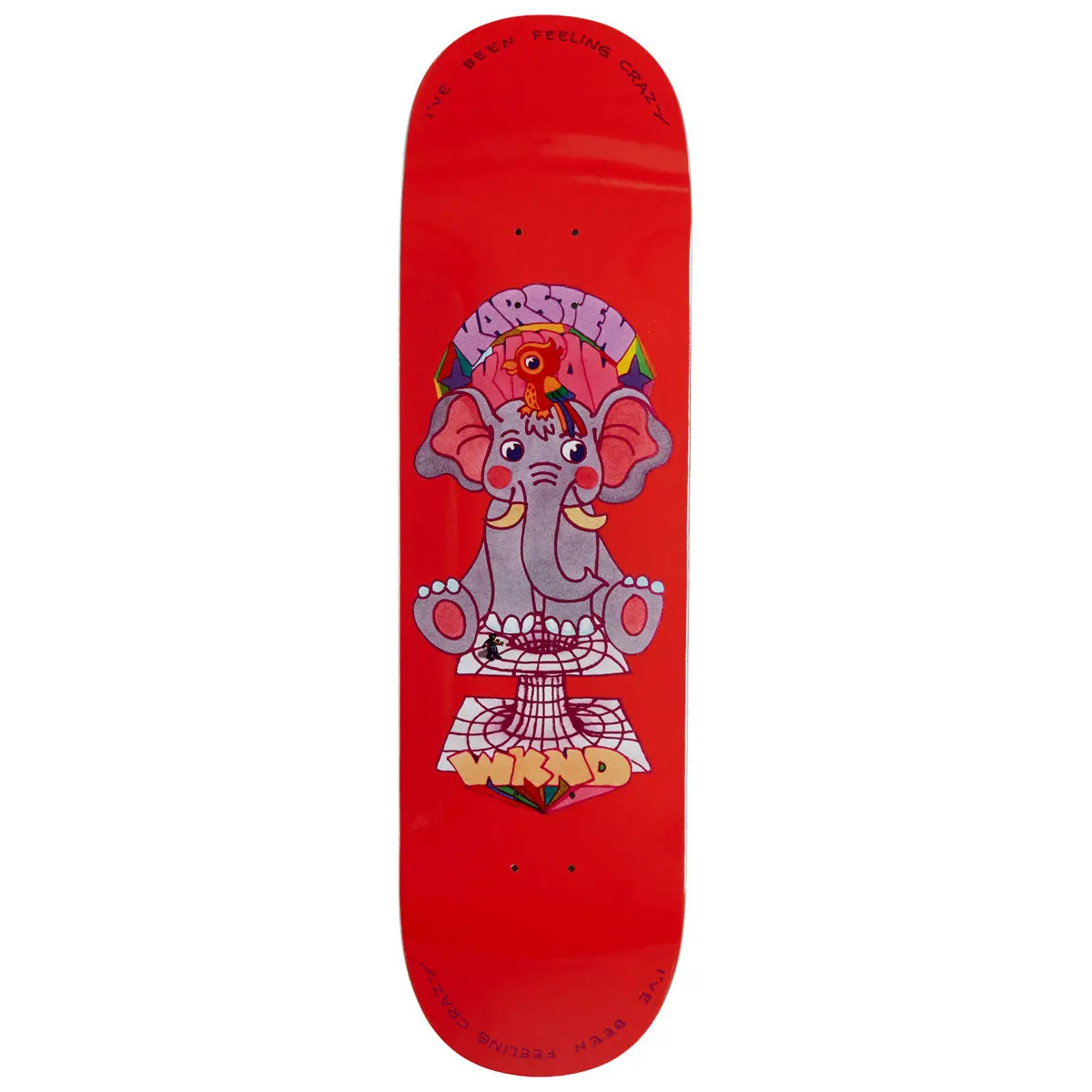 Wknd Shortcut Karsten Kleppan Wb Skateboard Deck - Red - 8.50" 1