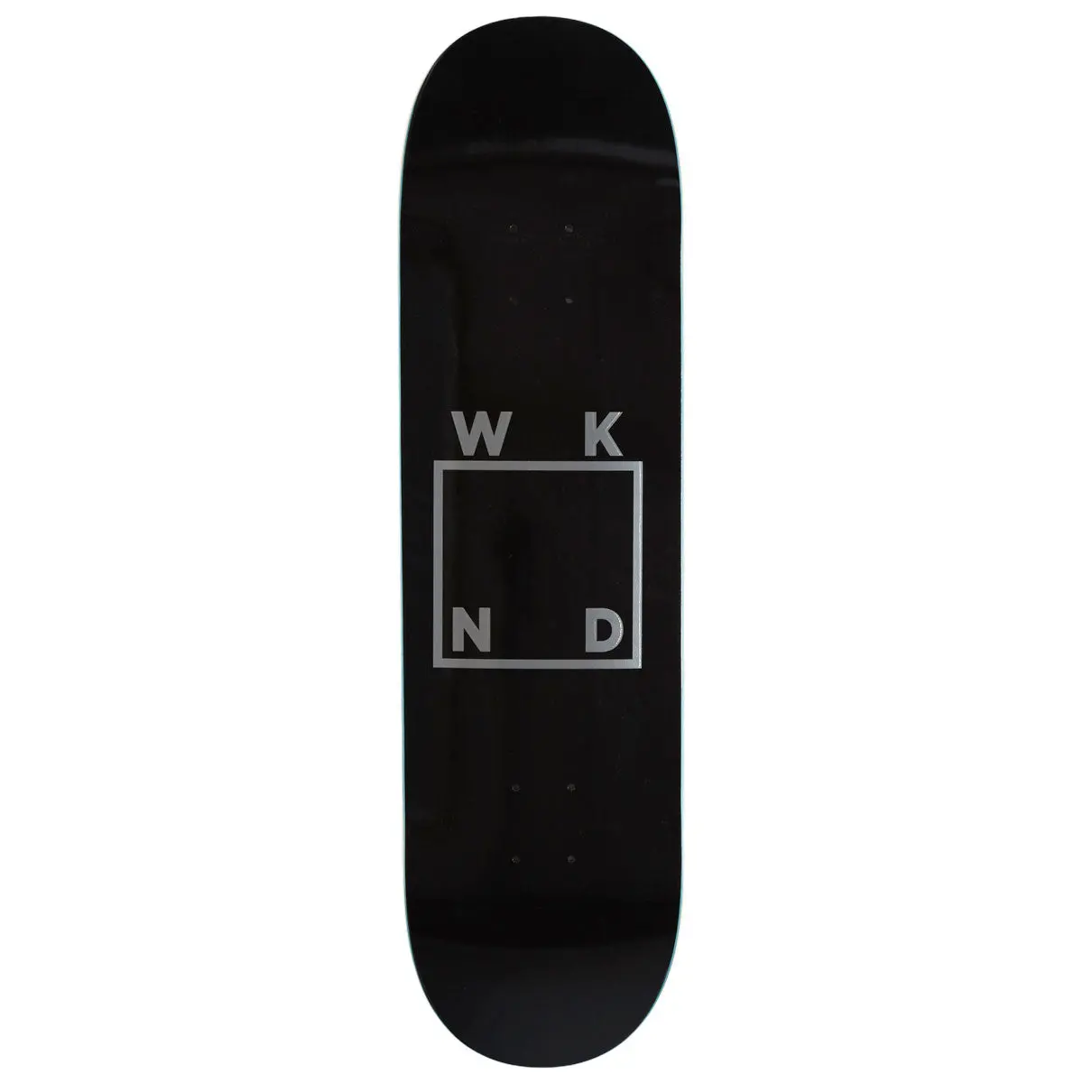 Wknd Logo Ps Skateboard Deck - Black/Silver - 8.375" 1