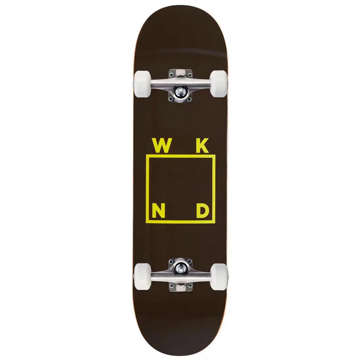 Wknd Logo Mc Skateboard Complete - Brown/Yellow - 8.50" 1