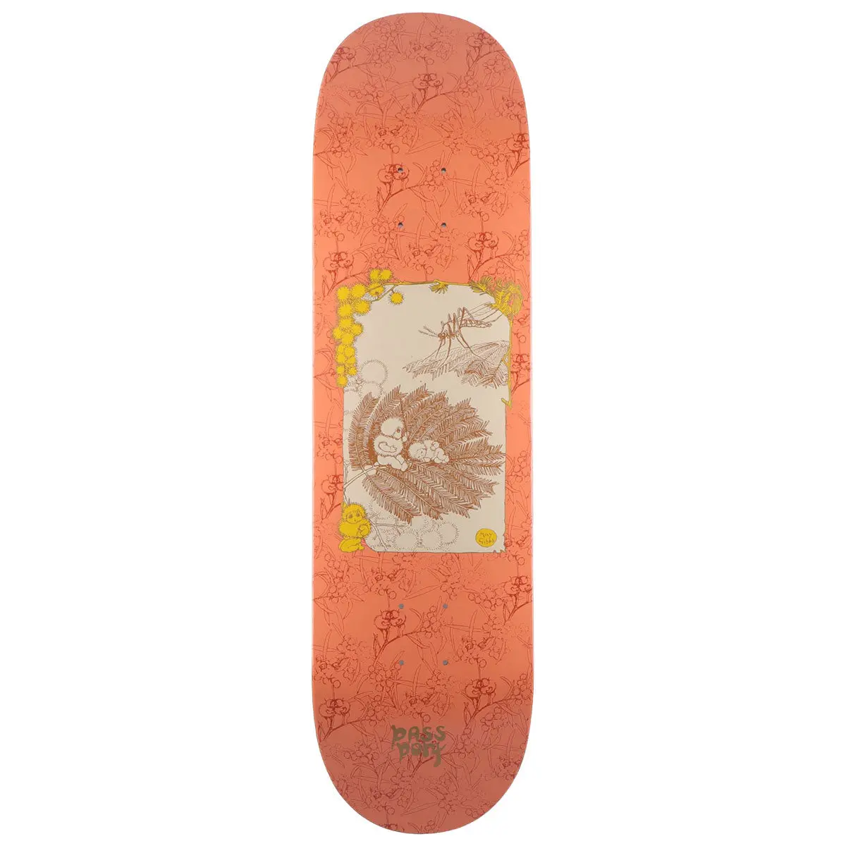Passport X May Gibbs Wattle Baby Skateboard Deck - 8.375" 1