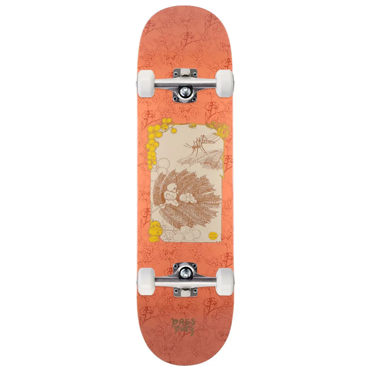 Passport X May Gibbs Wattle Baby Skateboard Complete - 8.375" 1