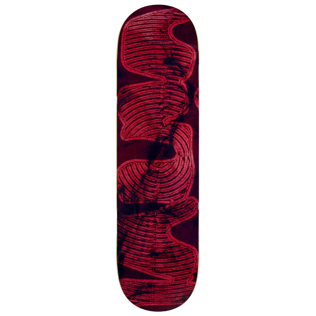 Vinyl Logo Skateboard Deck - Magenta - 8.38" 1