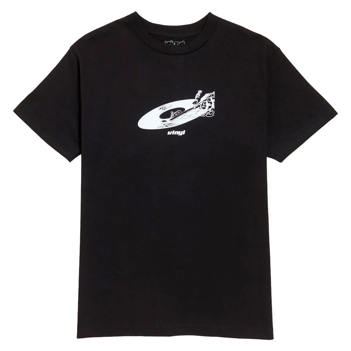 Vinyl Record T-Shirt - Black 1