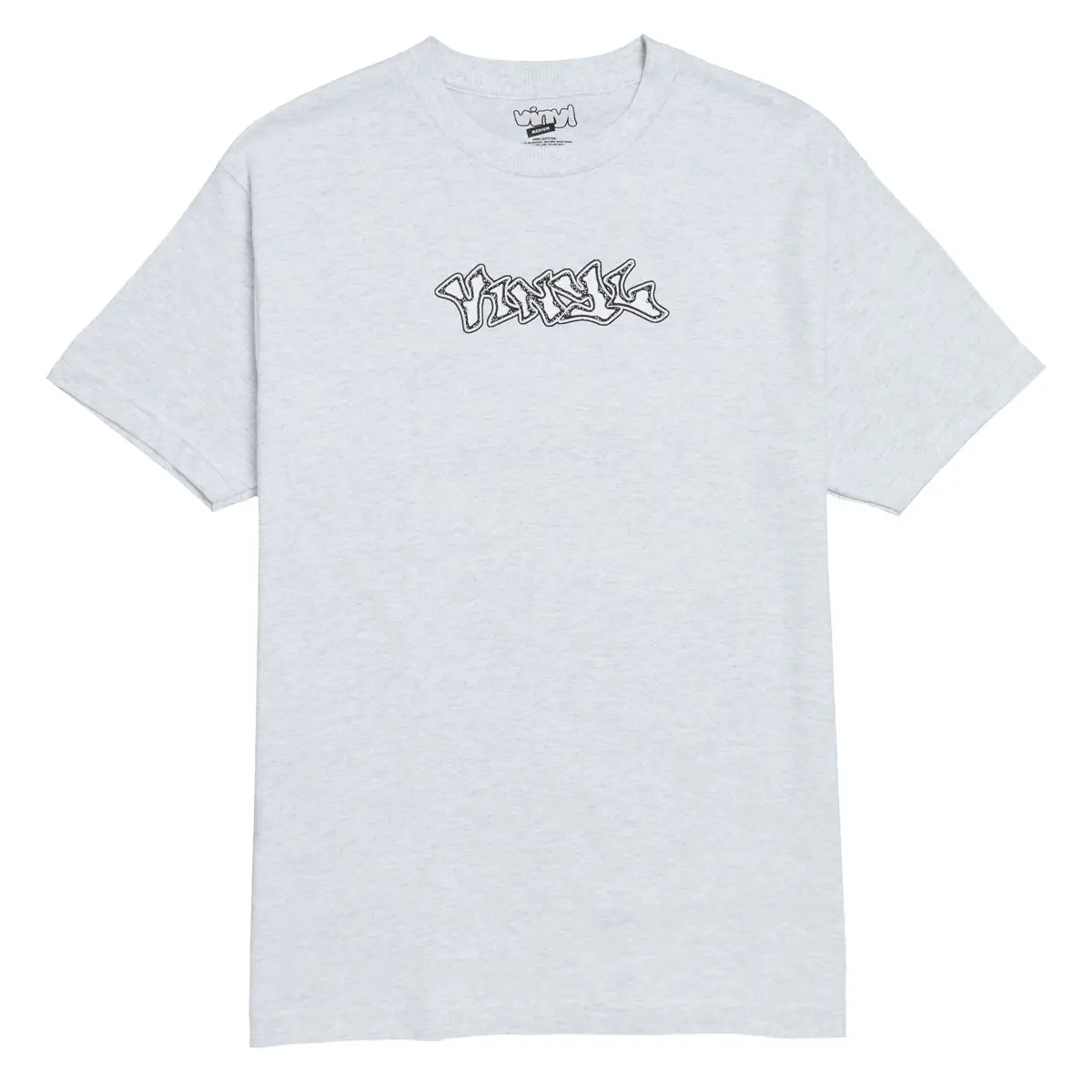 Vinyl Graffiti T-Shirt - Ash 1