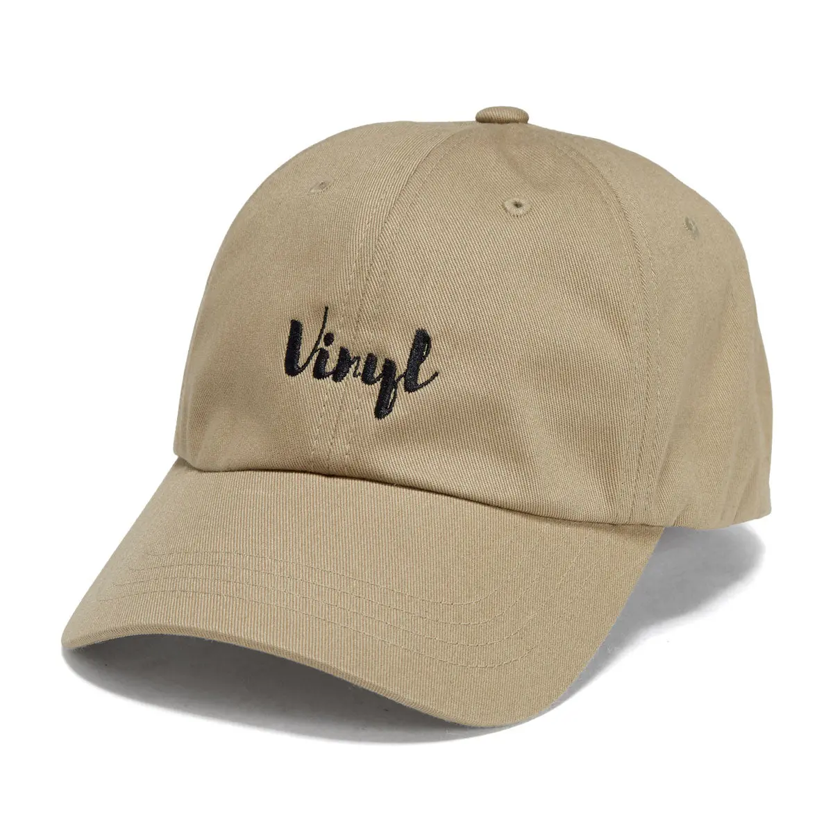 Vinyl Dad Hat - Khaki 1