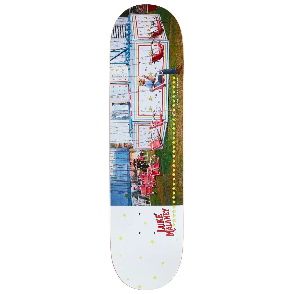Traffic Luke Malaney Swinger Skateboard Deck - 8.25" 1