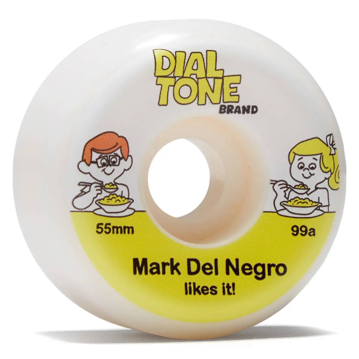 Dial Tone Mark Del Negro Ginger Grahams Conical 99A Skateboard Wheels - 55Mm 1