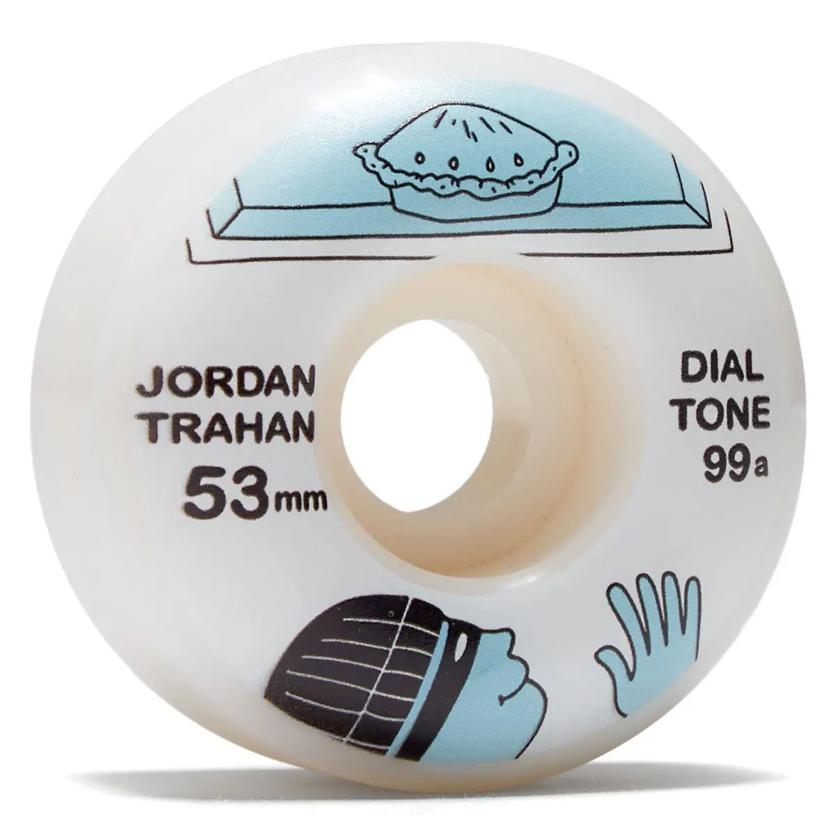 Dial Tone Jordan Trahan Pie Thief Standard 99A Skateboard Wheels - 53Mm 1