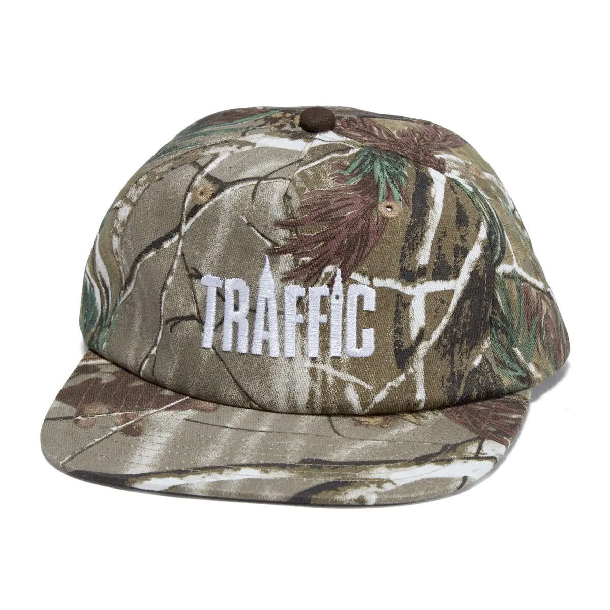Traffic Manhattan Script Snapback Hat - Camo 1