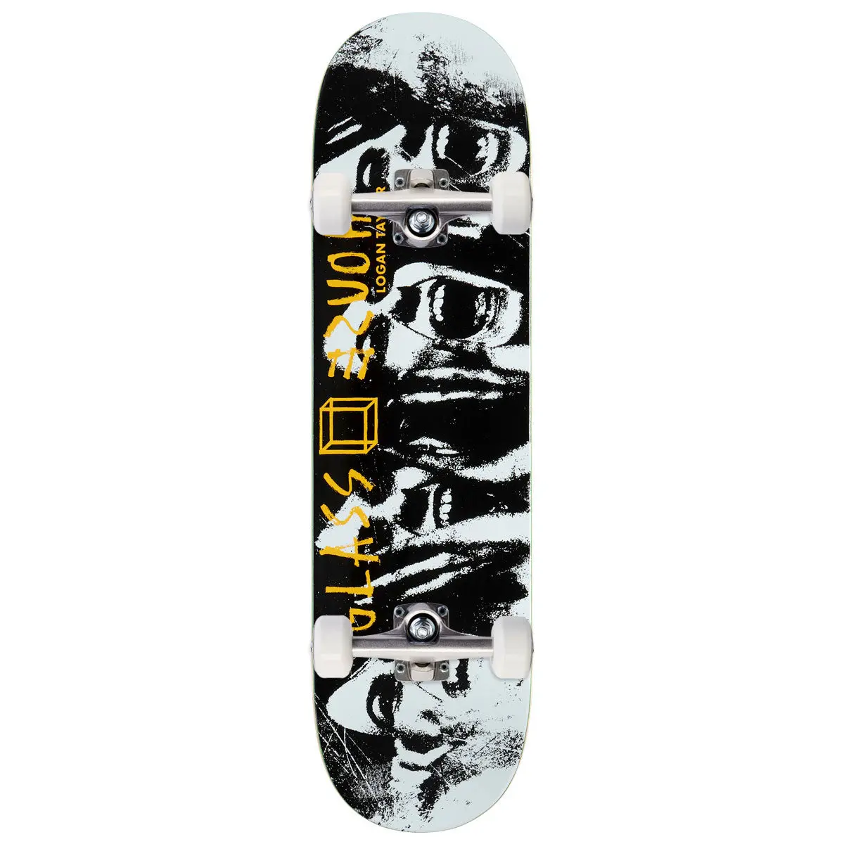 Glass House Taylor Possessed Skateboard Complete - White - 8.50" 1