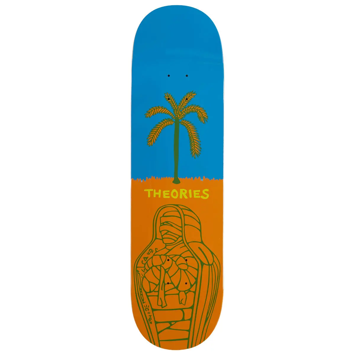 Theories Pushin Pyramids Skateboard Deck - 8.50" 1