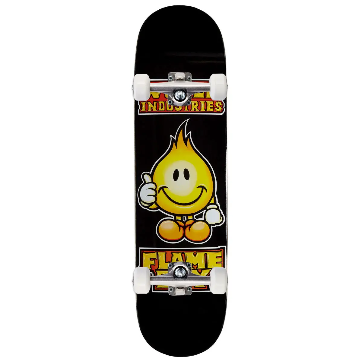 World Industries Solid Gold Flame Boy Skateboard Complete - 8.25" 1