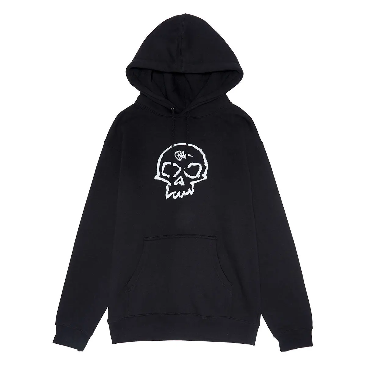 Zero X Bam Single Skull Hoodie - Black 1