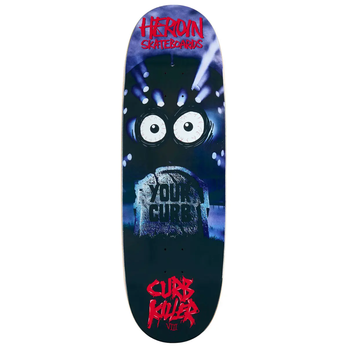 Heroin Curb Killer Skateboard Deck - 10.00" 1