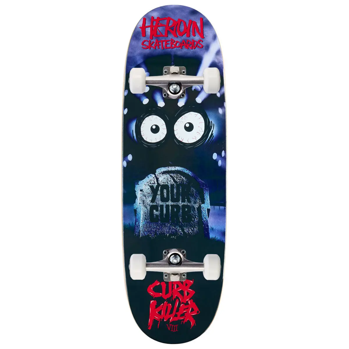 Heroin Curb Killer Skateboard Complete - 10.00" 1