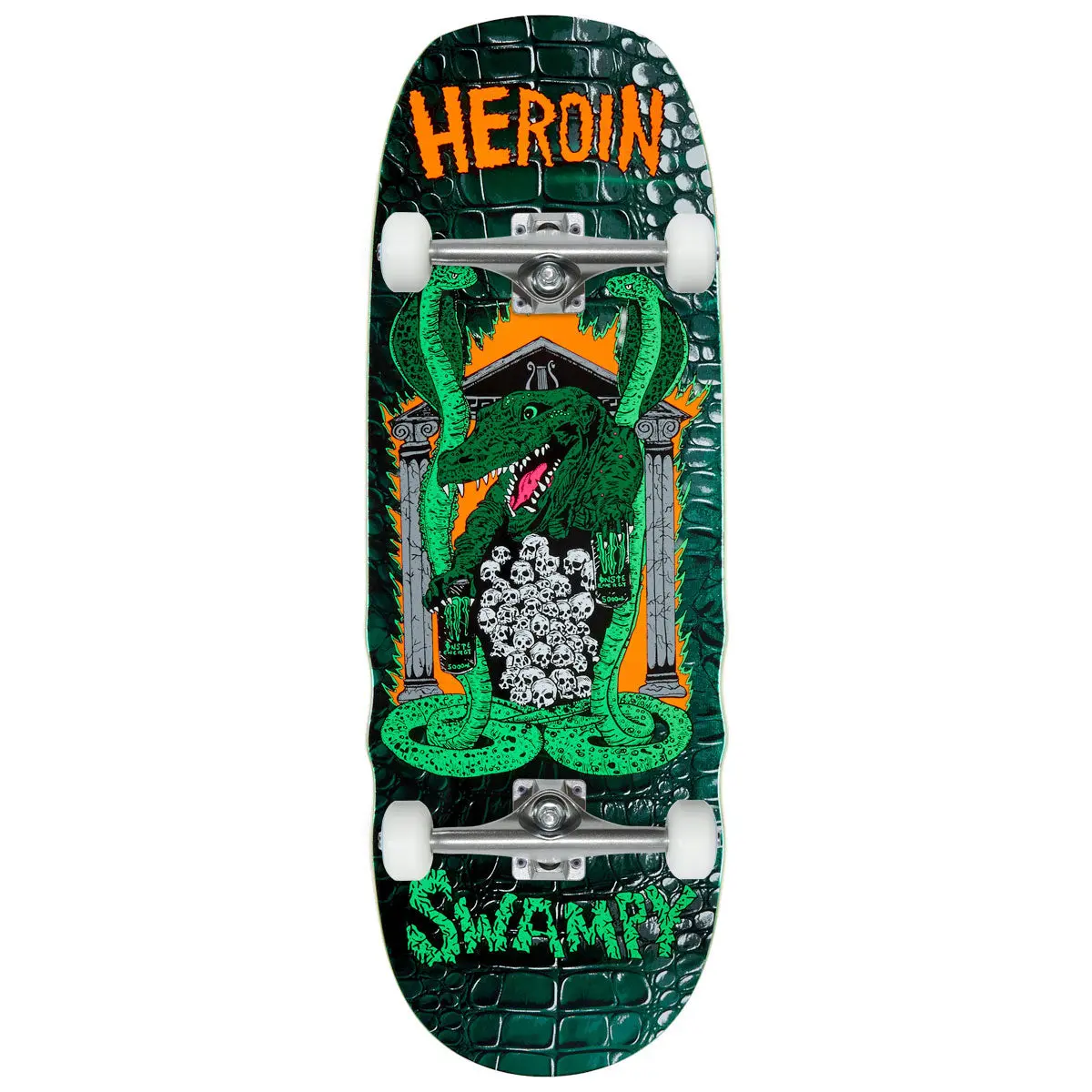 Heroin Swampy Knock Off Skateboard Complete - 10.60" 1