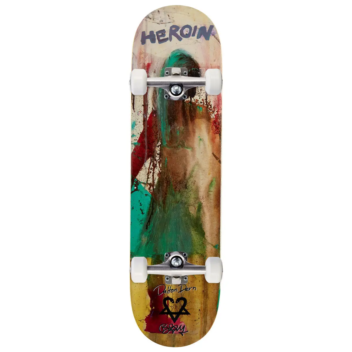 Heroin Dalton Dern Bam Skateboard Complete - 8.3875" 1
