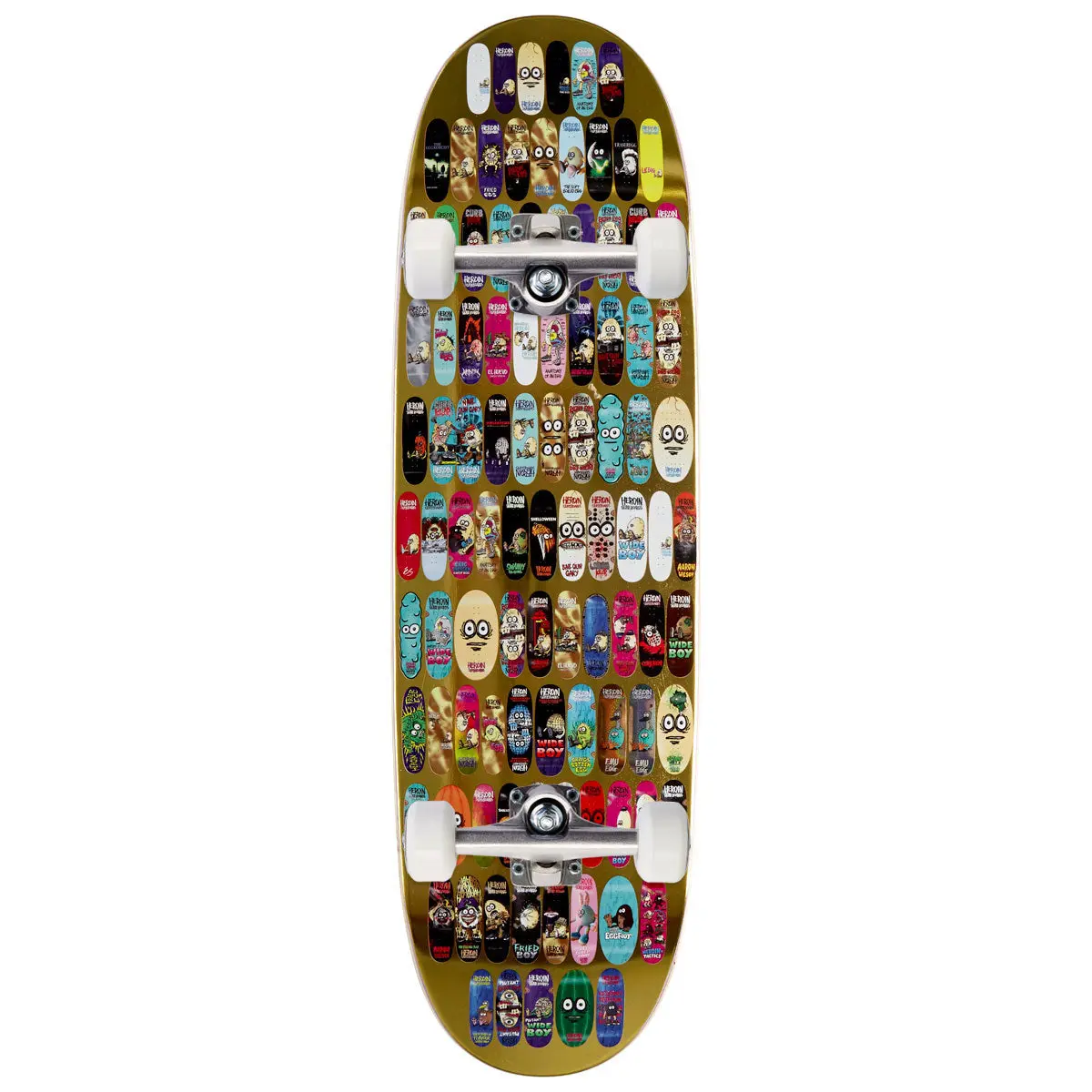 Heroin 100Th Egg Skateboard Complete - 9.125" 1
