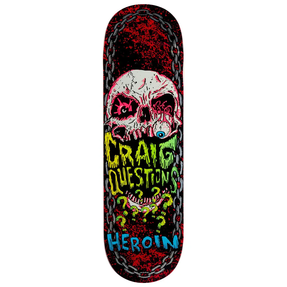 Heroin Craig Questions Knock Off Skateboard Deck - 9.25" 1