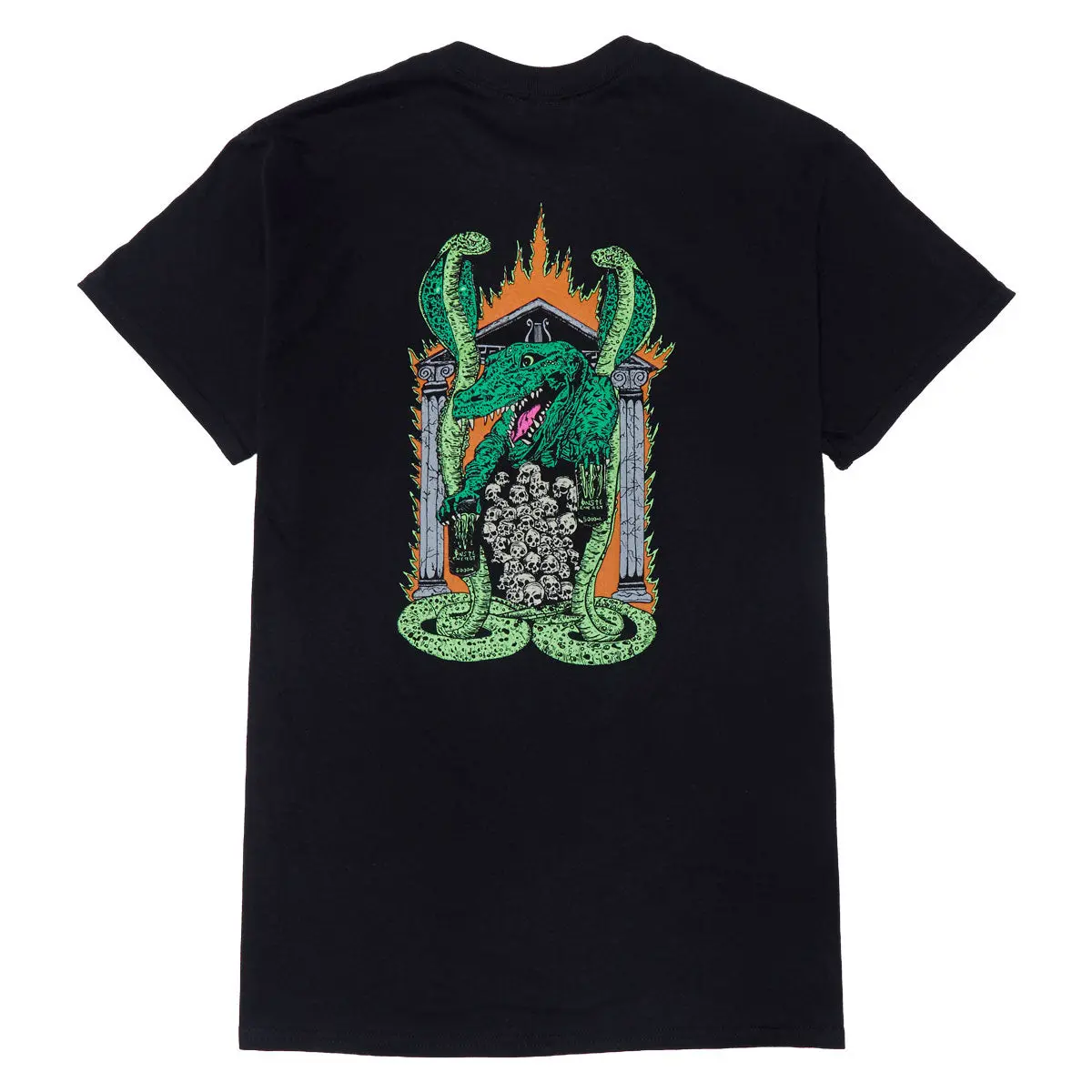 Heroin King Croc T-Shirt - Black 1