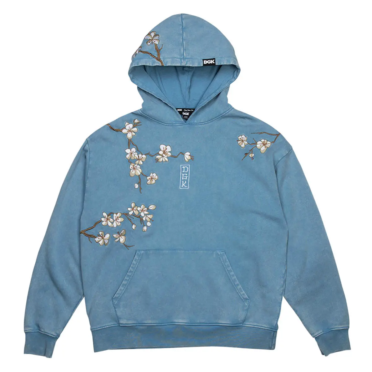 Dgk Heavens Hoodie - Washed Blue 1