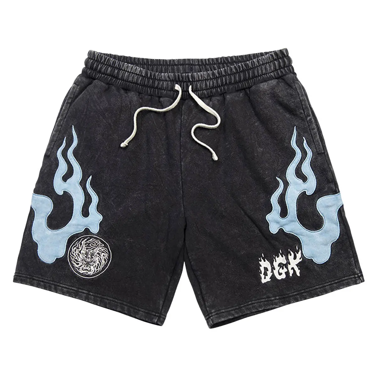 Dgk Storm Fleece Shorts - Washed Black 1