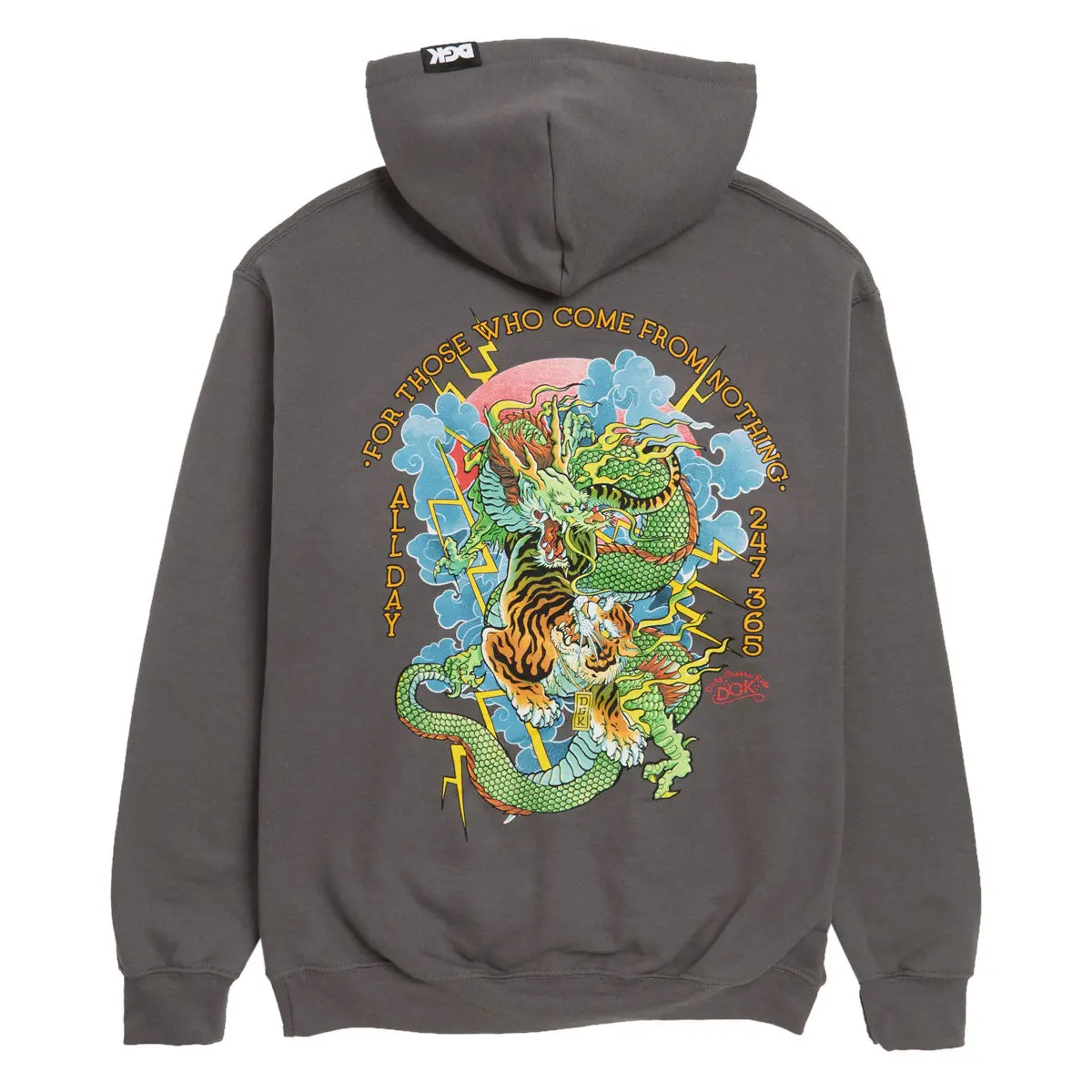 Dgk Battle Hoodie - Charcoal 1