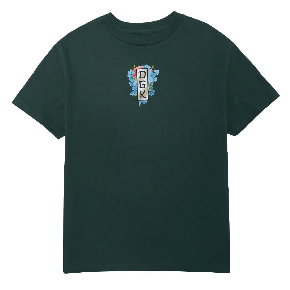 Dgk Battle T-Shirt - Forest Green 1