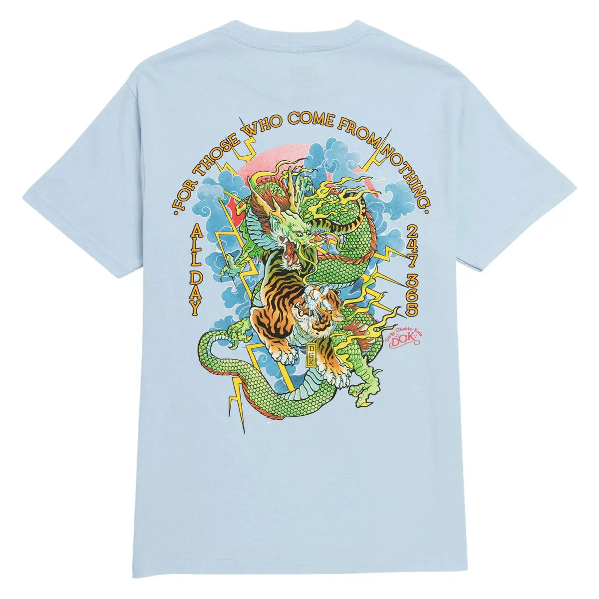 Dgk Battle T-Shirt - Powder Blue 1