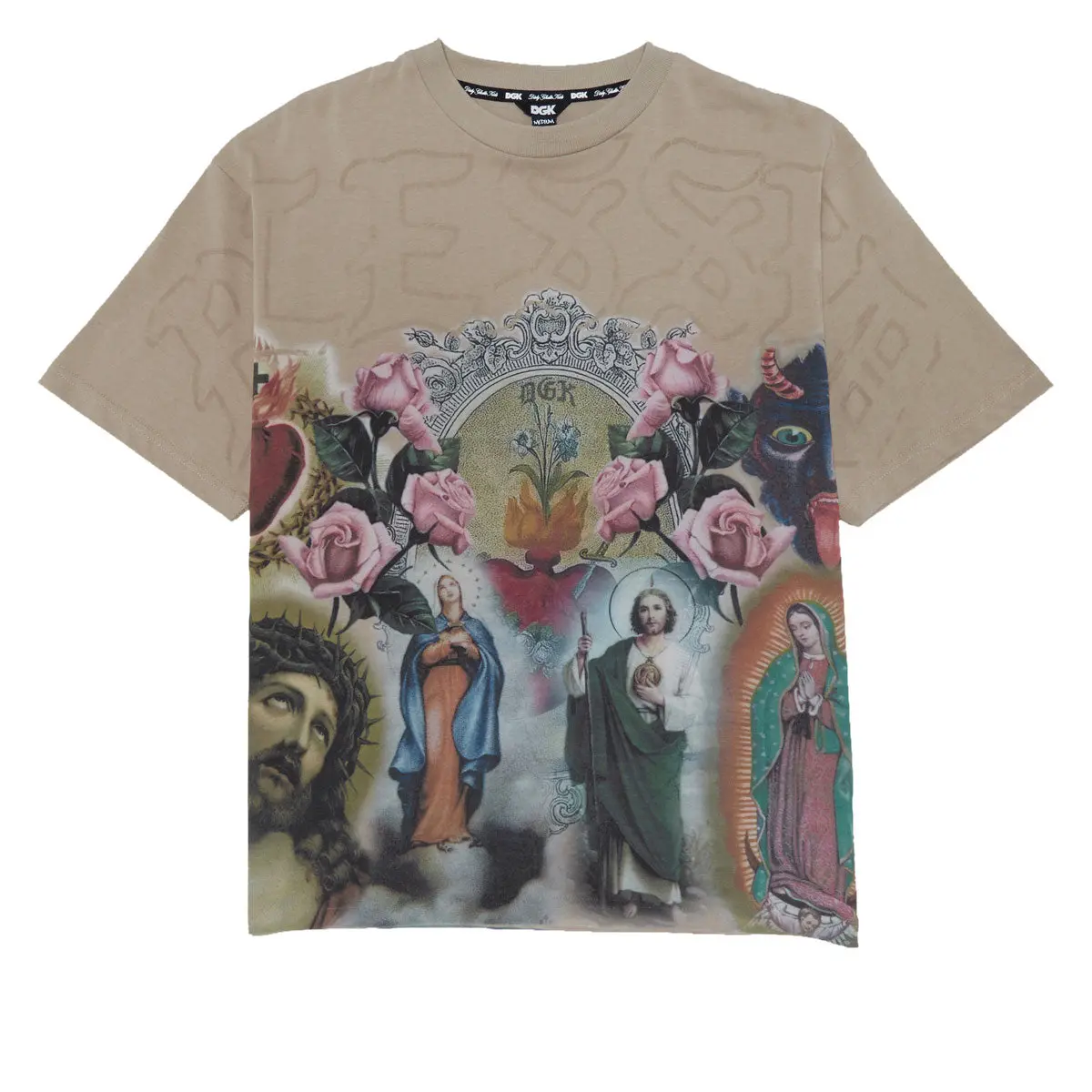 Dgk Shrine Knit T-Shirt - Tan 1