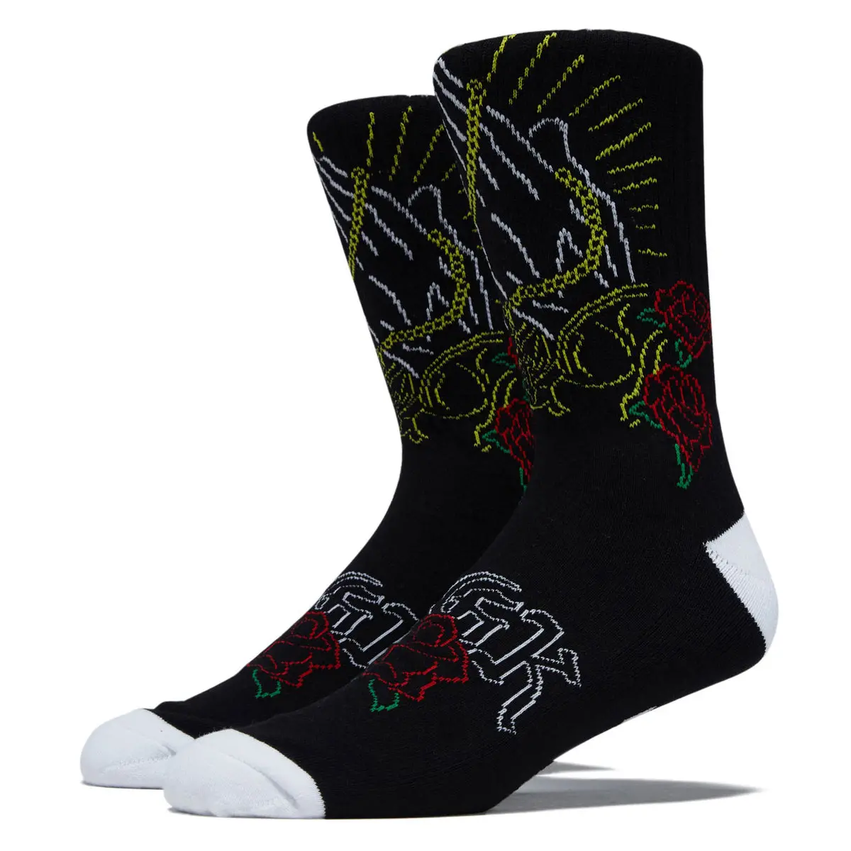 Dgk Deus Socks - Black 1