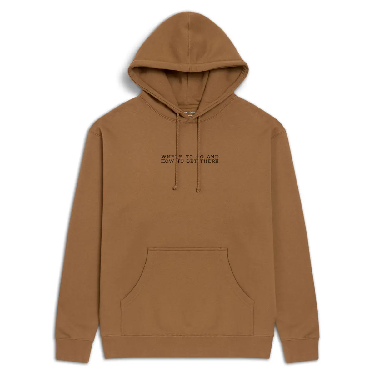 Ccs X Zanereti Where To Go Hoodie - Saddle 1