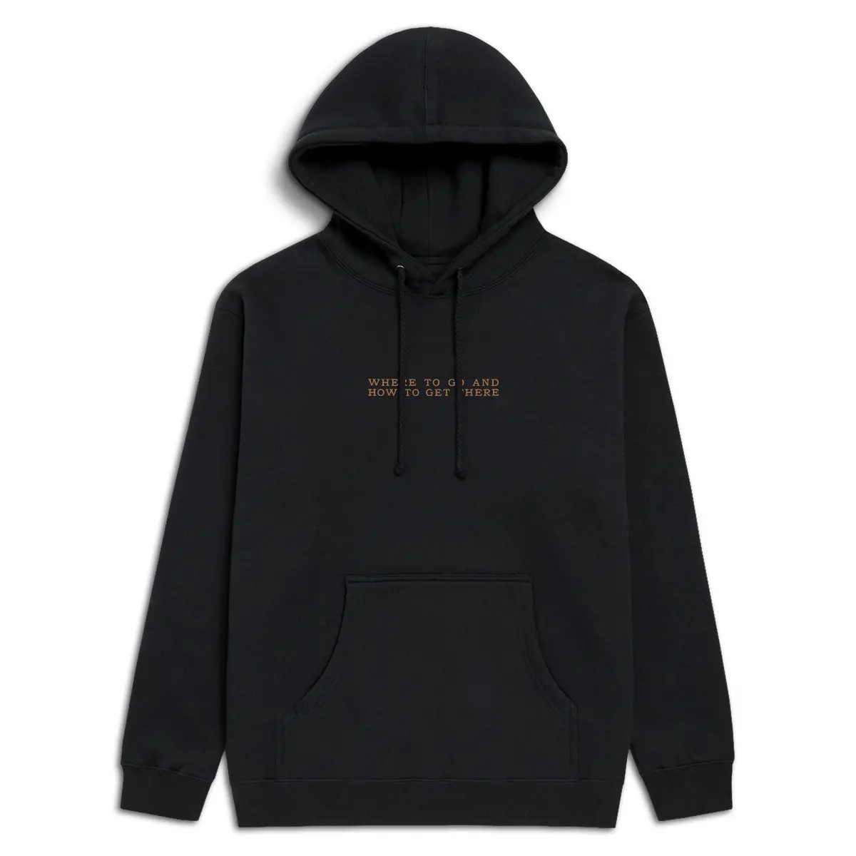 Ccs X Zanereti Where To Go Hoodie - Black 1