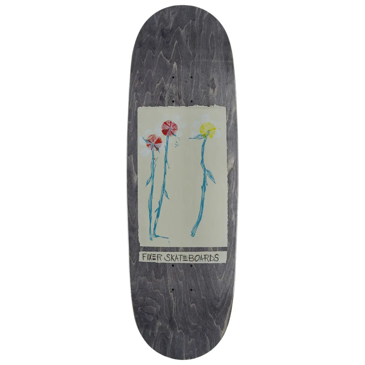 Fixer Flower Power Skateboard Deck - 9.00" 1