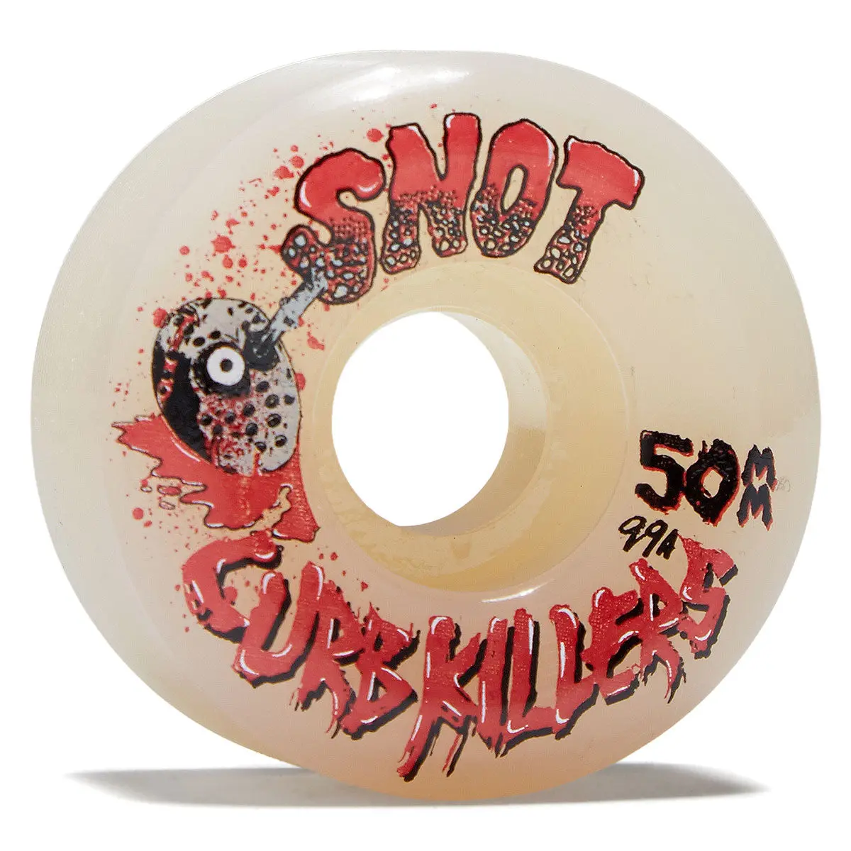 Snot Curb Killers 99A Skateboard Wheels - White - 50Mm 1