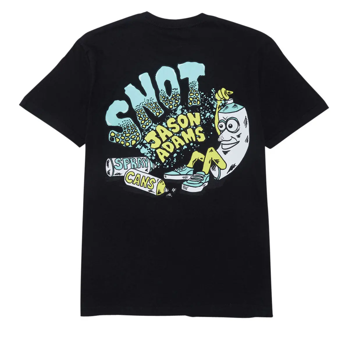 Snot Spray Can T-Shirt - Black 1