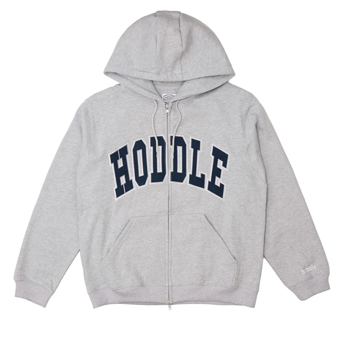 Hoddle Arch Logo Hoodie - Grey 1