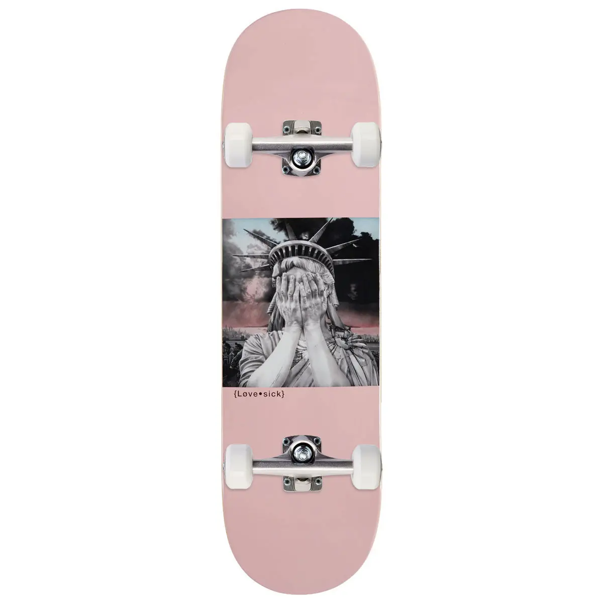 Lovesick Liberty? Skateboard Complete - Pink - 8.50" 1