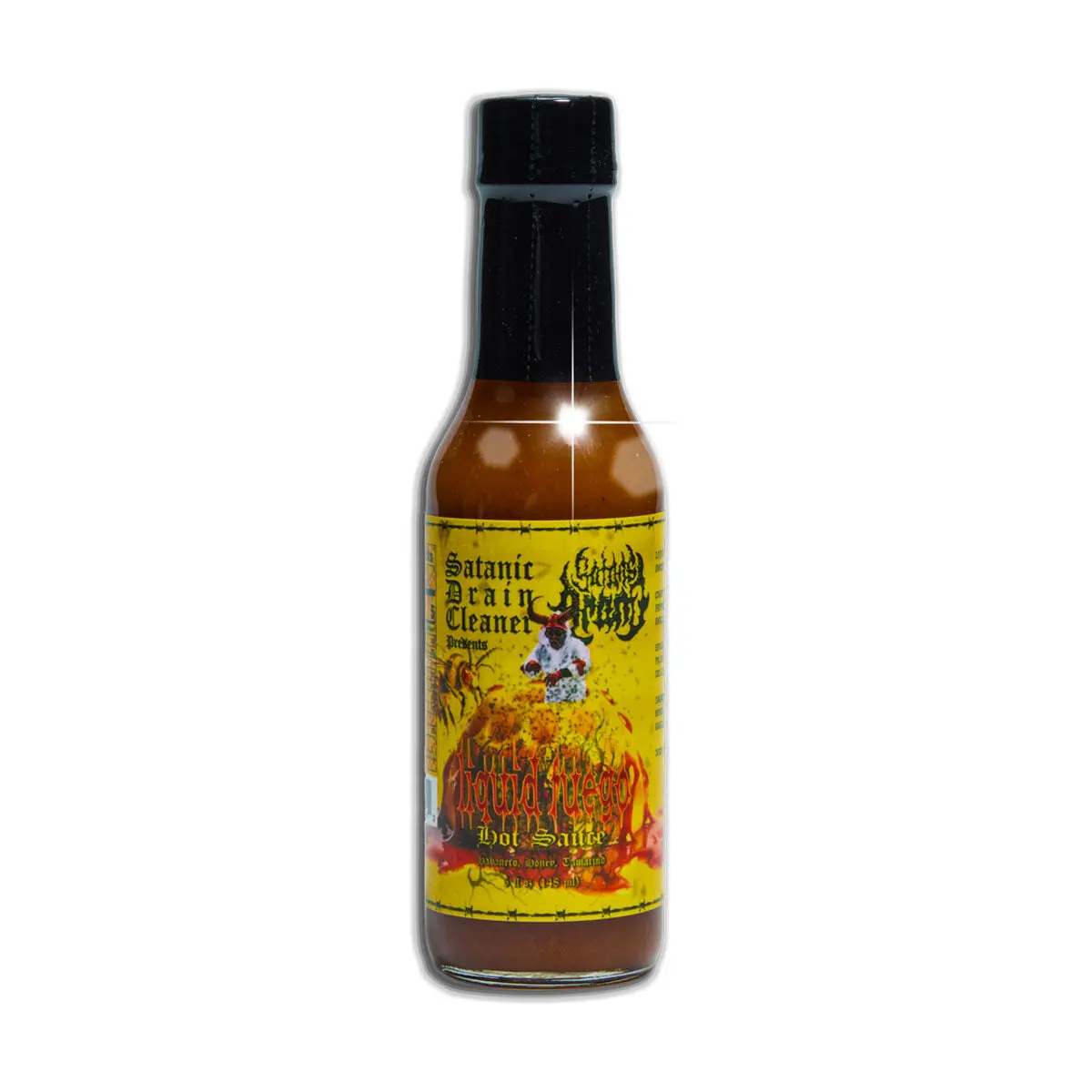 Satan's Drano Liquid Fuego Hot Sauce 1