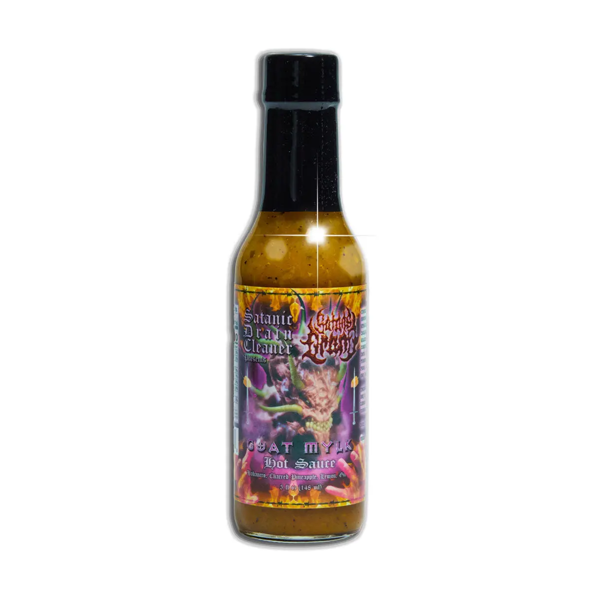 Satan's Drano Goat Mylk Hot Sauce 1