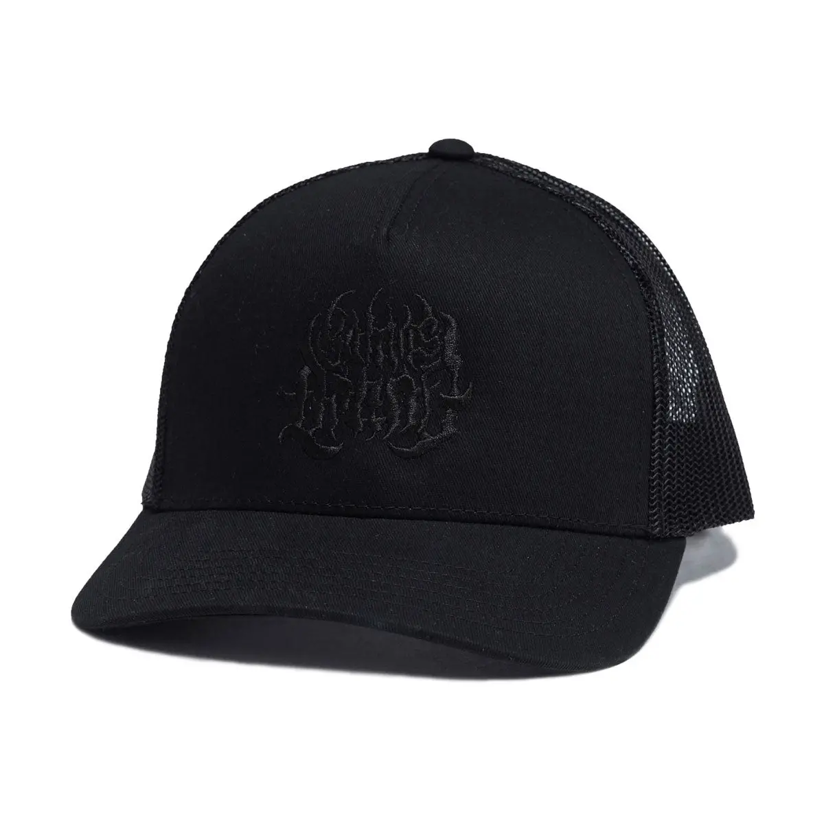 Satan's Drano Trucker Hat - Black/Black 1