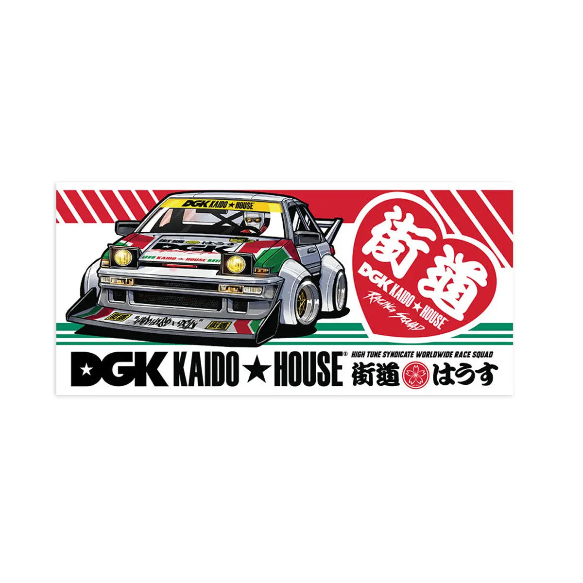 Dgk X Kaido House Raceway Sticker - Multi 1