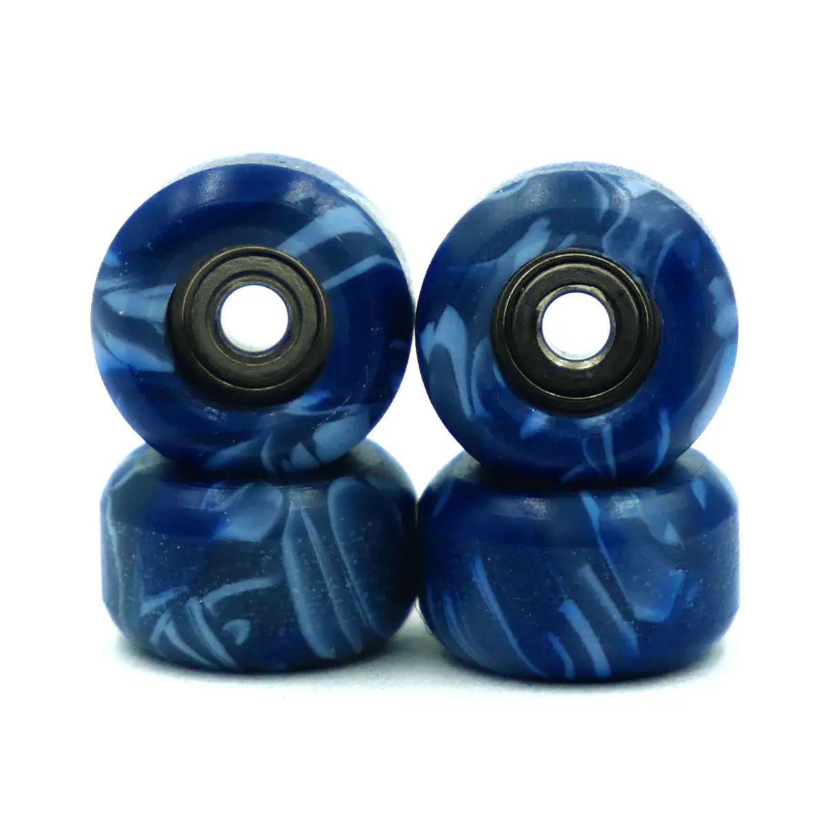 Slushcult Swirl Grom Fingerboard Wheels - Blue 1