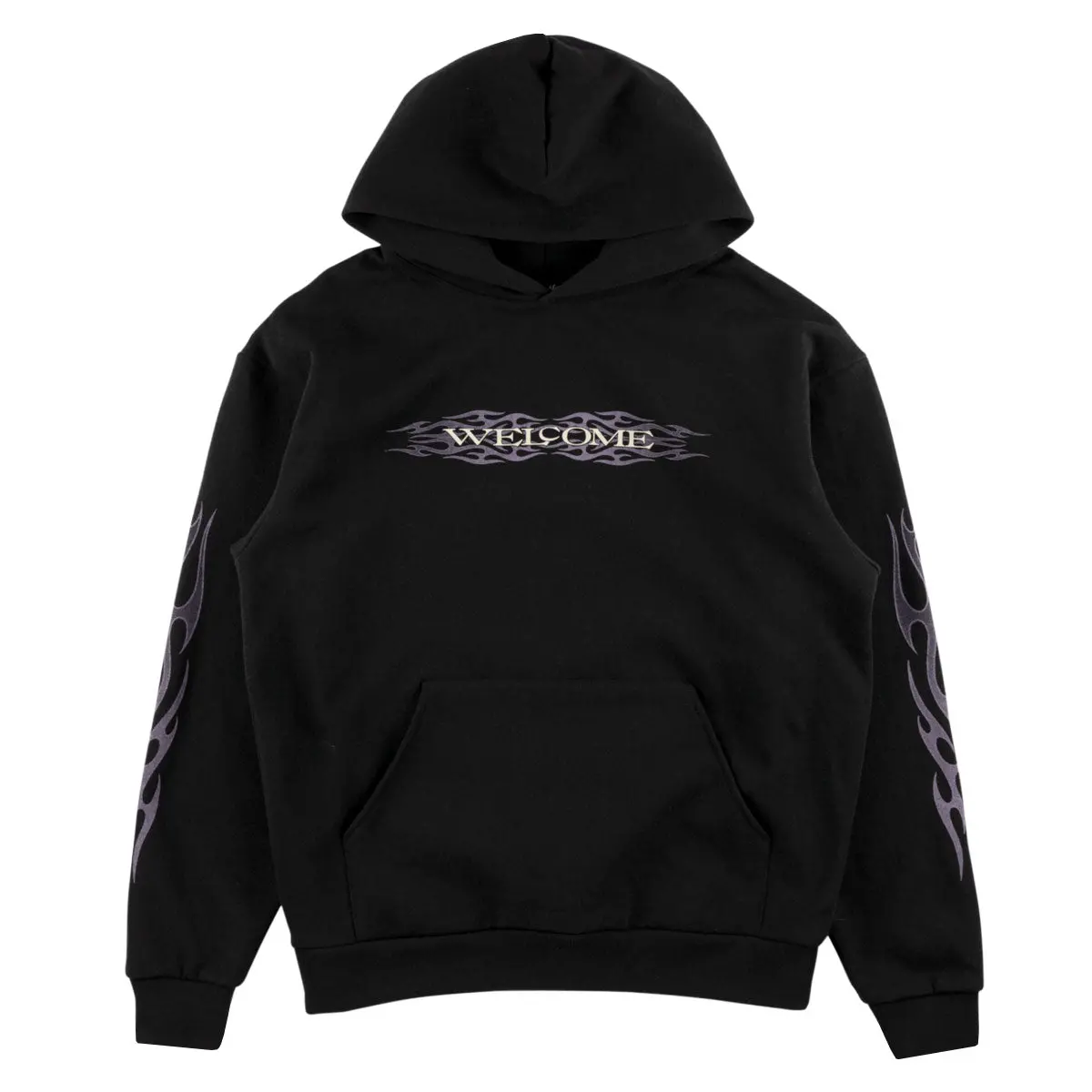 Welcome Brevity Hoodie - Black/Purple 1